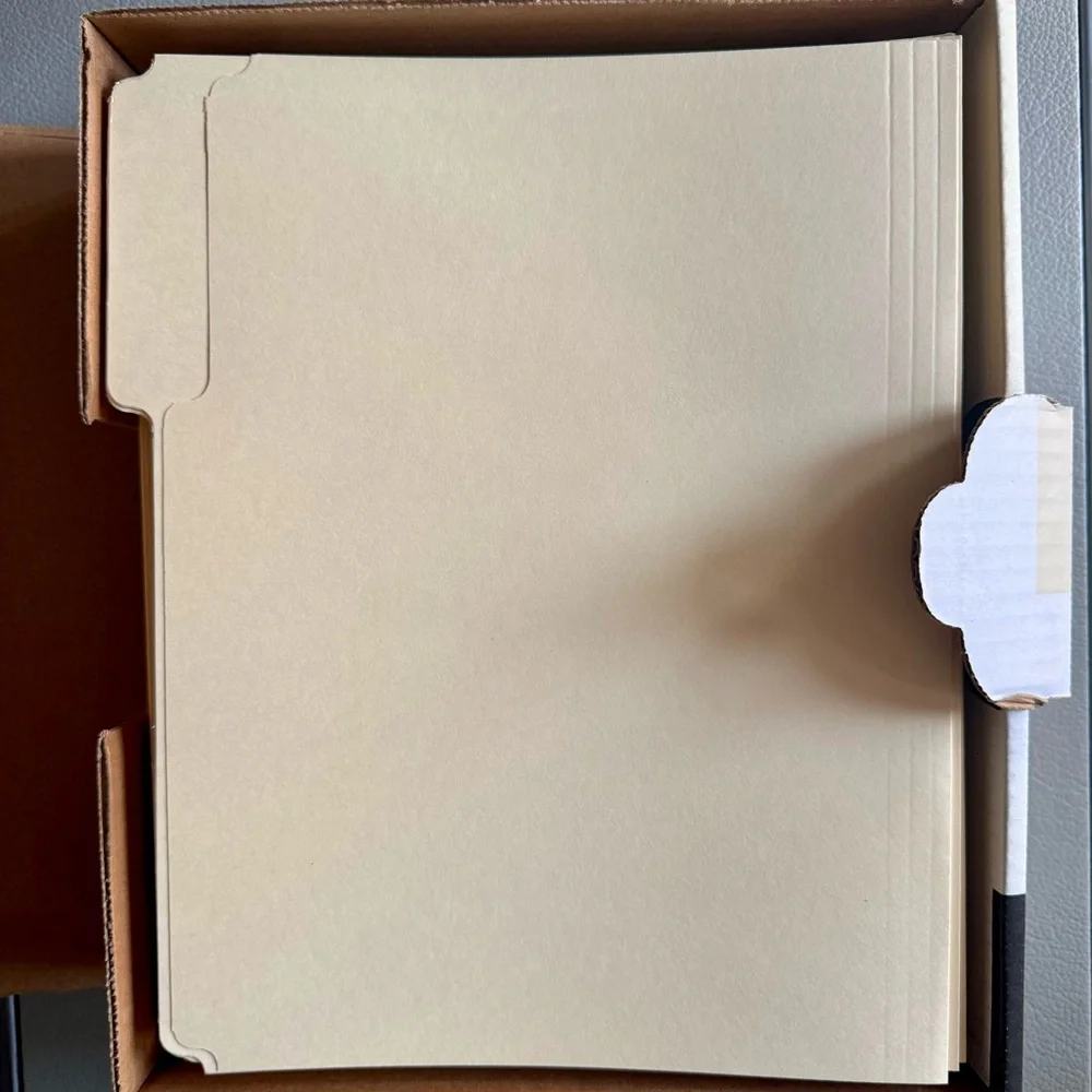 Legal Letter Size File Folder | 35 count | 1/3 Cut | Manila | Diversa File | NEW